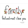 thumbnail image 3 of LaPoint, Annie 18x15 Black Modern Framed Museum Art Print Titled - Family First and Most, 3 of 5