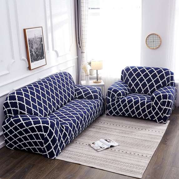 Topchancess Couch Sofa Covers, 1-4 Seater Sofa Furniture Protector Home Full Stretch Lightweight Elastic Fabric Soft Sectional Sofa L-Shape Couch Slipcovers