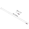 thumbnail image 2 of Unique Bargains 2M/6.5ft Telescopic Handheld Flagpoles,2Set Pointer Stick with Sponge Handle Red, 2 of 8