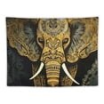 thumbnail image 5 of COMIO  Decor Tapestry with Bohemian Boho Mandala Signs Symbols Icons Wall Hanging Aesthetic Backdrop Elephant Mystic Hippie Funny, 5 of 7