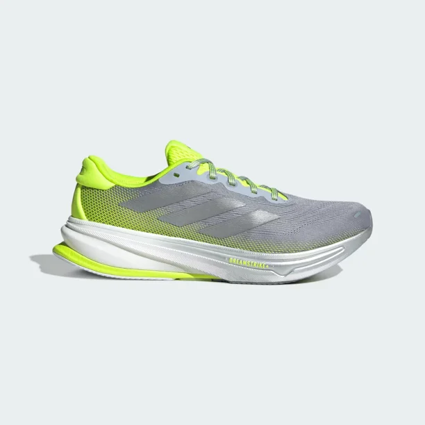 Ad-id-as Men's Supernova Rise 2 Halo Silver/Silver Metallic/Lucid Lemon Shoes