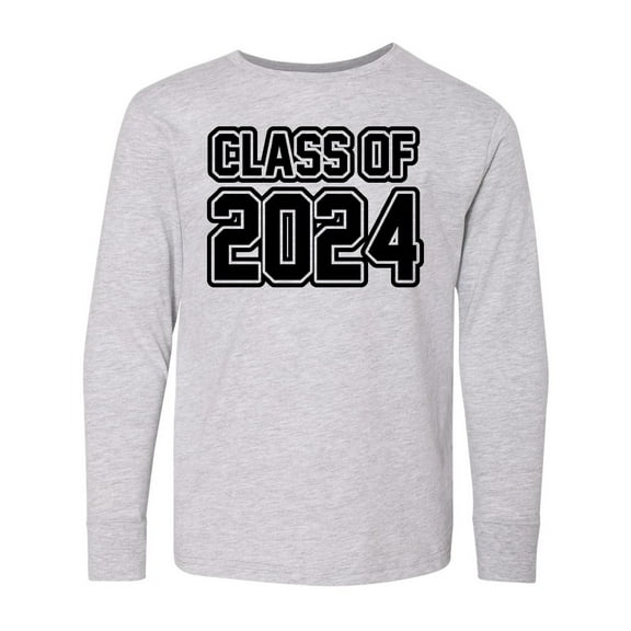 Inktastic Class of 2024 Long Sleeve Youth T-Shirt