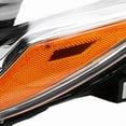 thumbnail image 4 of Projector Headlight w/ Amber Reflector - Driver Side Only (Chrome Housing/Clear Lens) Made for and Compatible with 2015-2017 Toyota Camry, 4 of 9