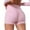 E-Pink1166, variant on Hifoo Women Yoga Workout Shorts Solid Color Lifting Gym Seamless Booty Shorts Cozy Wear