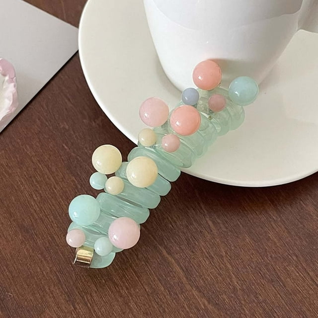 Fiudx Diadema con Cordón Telefónico, Diseño Único de Cuerda de Goma para El Cabello, Accesorio Duradero y No Daña La Cabeza, Versátil para Nadar o Ducharse, Moda para Mujeres y Niñas, Materiales Suav