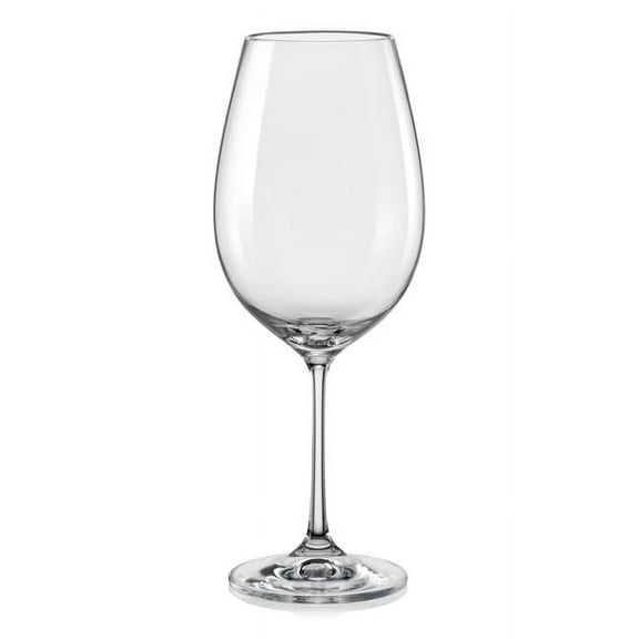 Red Vanilla 40729-550 550 ml Viola Red Wine Glass, Clear - Set of 6