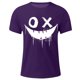 thumbnail image 4 of Blusas y camisas de manga corta con cuello redondo para hombre, blusas casuales de verano a la moda con cuello redondo y estampado para hombre., 4 of 4