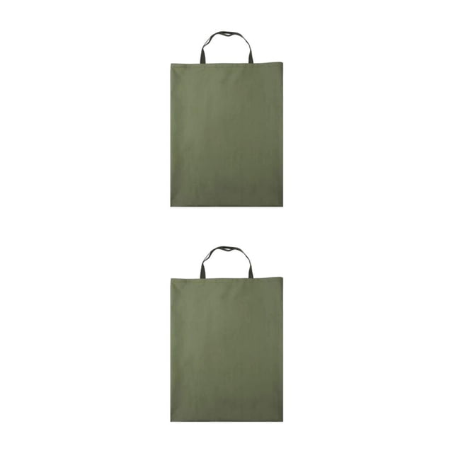 Justharion Chaise Sac de Rangement Pliant Imperméable pour Chaise Chaise de Plage Transport Vert Grand 2Set