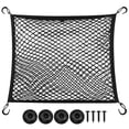 thumbnail image 1 of Shisuyan 1 Set Trunk Net Car Mesh Cargo Net Automotive Cargo Net Elastic Trunk Net Car Trunk Netting Luggage Netting Car Trunk Accessory, 1 of 8