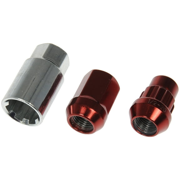 Dorman 713-275E Wheel Lug Nut for Specific Models, Red (Pack of 20)