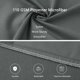 thumbnail image 4 of Juego de fundas de almohada con cremallera de microfibra suave PiccoCasa de 2, rey gris, 4 of 7
