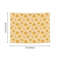 thumbnail image 6 of Hirioo Autumn Fall Yellow Leaves Print Tapestry Lightweight Fabric for Bedroom Aesthetic Home Wall Dorm Décor Living Room Decor 29x37 Inch, 6 of 8