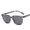 Striped grey, variant on Unisex Square Sunglasses Enhanced High Definition Lenses Superior Clarity UV Protection PC Frame Eyewear Fashion Sun