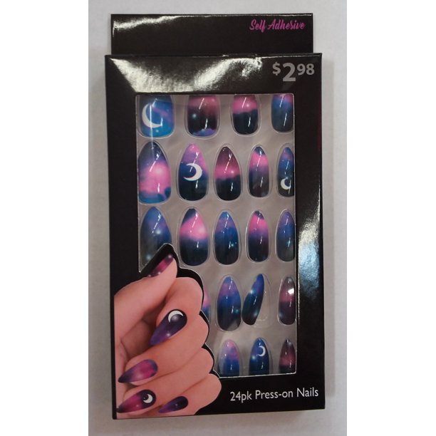 Halloween Press On Nails 24 Pack Walmart Com Walmart Com