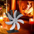 thumbnail image 4 of Ventilador de Chimenea Doméstica Ventilador de Madera Transferencia Quemador de Troncos de Madera Respetuoso con El Medio Am Plata Colco Ventilador de estufa alimentado por calor, 4 of 7