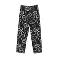 thumbnail image 4 of Goofa Snake Printed Soft Pajama Pants for Men, Wide Leg Comfy Casual Lounge Yoga Pants-Small, 4 of 9