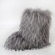 thumbnail image 5 of Botas de nieve OAVQHLG3B para mujer, botas de nieve de imitación de animales de color a la moda para mujer, además de botas de nieve de piel de cachemira., 5 of 7