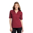 thumbnail image 1 of Polo de piqué Oxford Autoridad Portuaria Doble bolsillo mujer PA S rojo/morera L557, 1 of 1