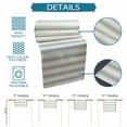 thumbnail image 6 of Vintage Striped Table Runner, Green Line Texture Stripes Simple Kitchen Table Runners Dress Scarves for Table Decorations Party/Restaurant/Indoor Outdoor Use, 13x108in, 6 of 9