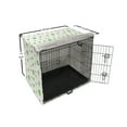 thumbnail image 6 of Shamrock Dog Crate Cover, Saint Patrick Day Theme with Clover Leaf Royal Irish Tradition Classic Pattern, Easy to Use Pet Kennel Cover Small Dogs Puppies Kittens, 7 Sizes, Green White, by Ambesonne, 6 of 6