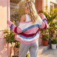 thumbnail image 4 of Girls Cardigan Cute Striped Knit Cardigan Sweater Long Sleeve Tops, 4 of 4