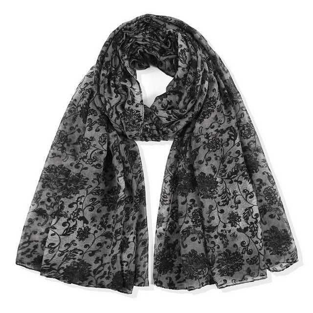 Jusqu'à 65 % de Rabais Mode Foulard Longue Imprimée pour Femmes Châle Foulards Doux Foulard à la Mode en Liquidation