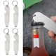 thumbnail image 2 of 4Pcs Pocket Bottle Opener with Keychain Stainless Steel Beer Bottle Opener Bartender Bar Can Opener Keyring Easy to Use, 2 of 4
