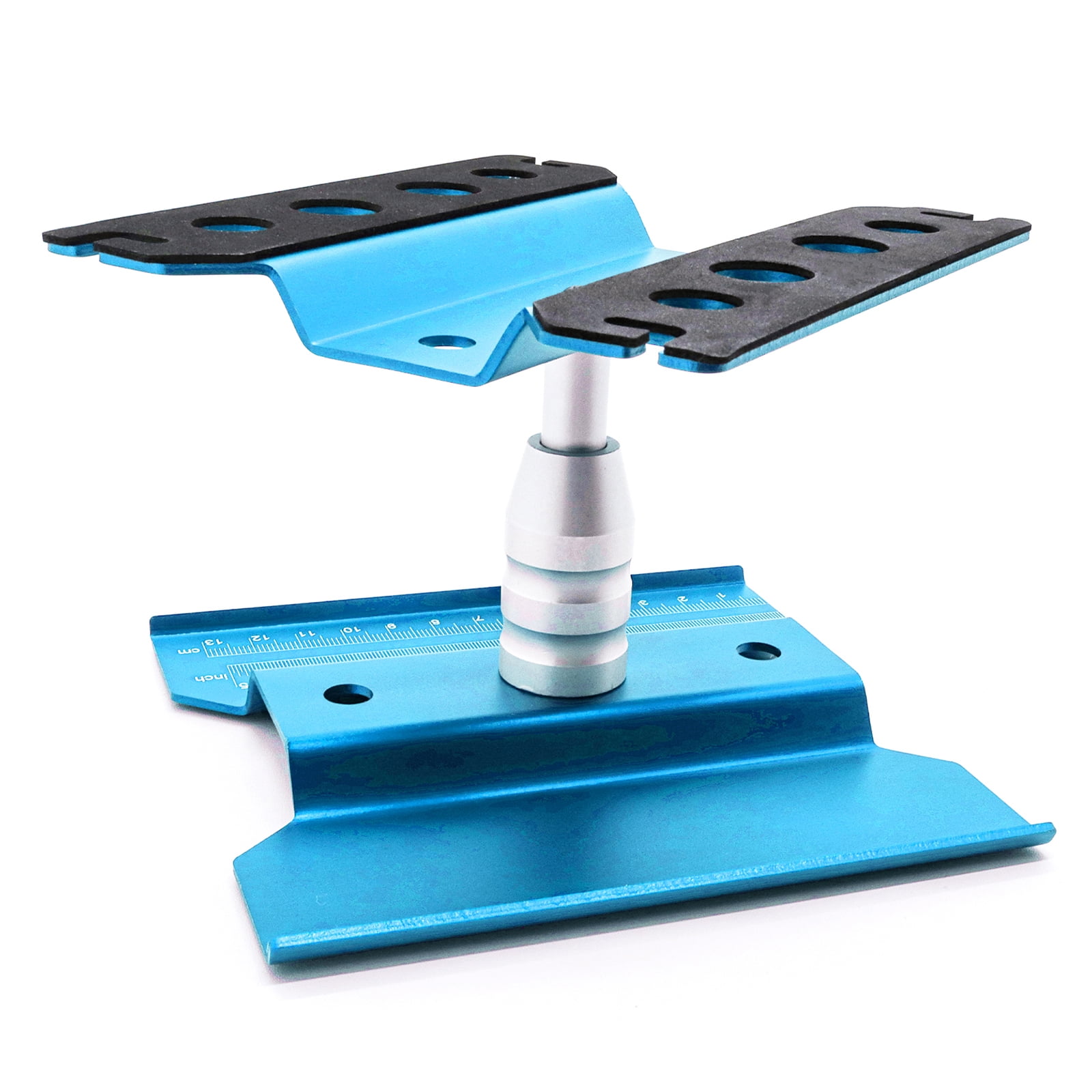 Estación De Reparación RC De Aluminio – Soporte De Trabajo Ajustable Para Coches 1/8 Y 1/10, Compatible Con Axial Y HSP (Verde)