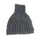 thumbnail image 5 of Gorro de cola de caballo de punto elástico con banda para el cabello, gorro de aro para mujer para las orejas Gris oscuro, 5 of 9