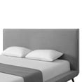 thumbnail image 5 of Loft Lyfe Jessie Platform Bed Linen Upholstery King Size, Grey, 5 of 9