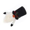 thumbnail image 1 of Bearachild Cubierta de botella de vino Barba de Navidad Muñeca sin rostro Ropa a prueba de polvo Sombrero de cerveza puntiagudo universal Manga de botella Kits de decoración para fiestas Sombrero Bearachild  HA068242-02, 1 of 6