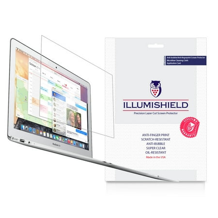 iLLumiShield Screen Protector Anti-Bubble 2x Apple MacBook Air 13.3