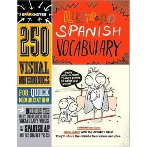 Pre-Owned Sparknotes Illustrated Spanish Vocabulary (Hardcover) 1411405196 9781411405196