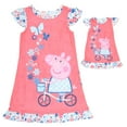 thumbnail image 2 of Peppa Pig Toddler Girls Pajamas Nightgown With Matching Doll Gown Set, 2 of 5