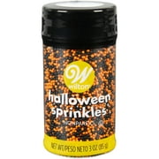 Wilton Traditional Halloween Nonpareils Sprinkles Mix, 3 oz.