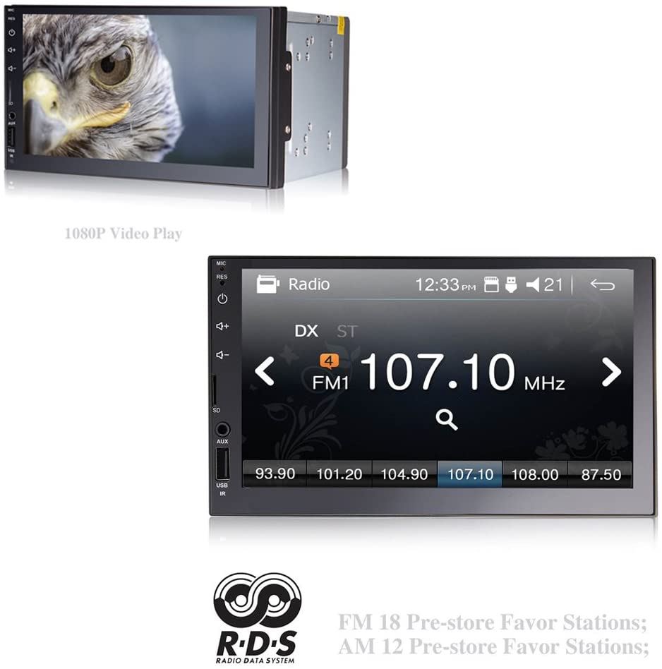 Car Stereos GPFATTRY Double Din Bluetooth Car Radio Mp4 Mp3 Player 7 Inch Touchscreen Car