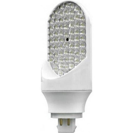 

Dabmar Lighting DL-T-LED-24-65K-W Revolvable T-4 Pin G24 Base LED 3.6 watt 24 LED 120 V Lamp White