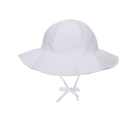 

SimpliKids UPF 50+ UV Ray Sun Protection Wide Brim Baby Sun Hat White 12-24 Months