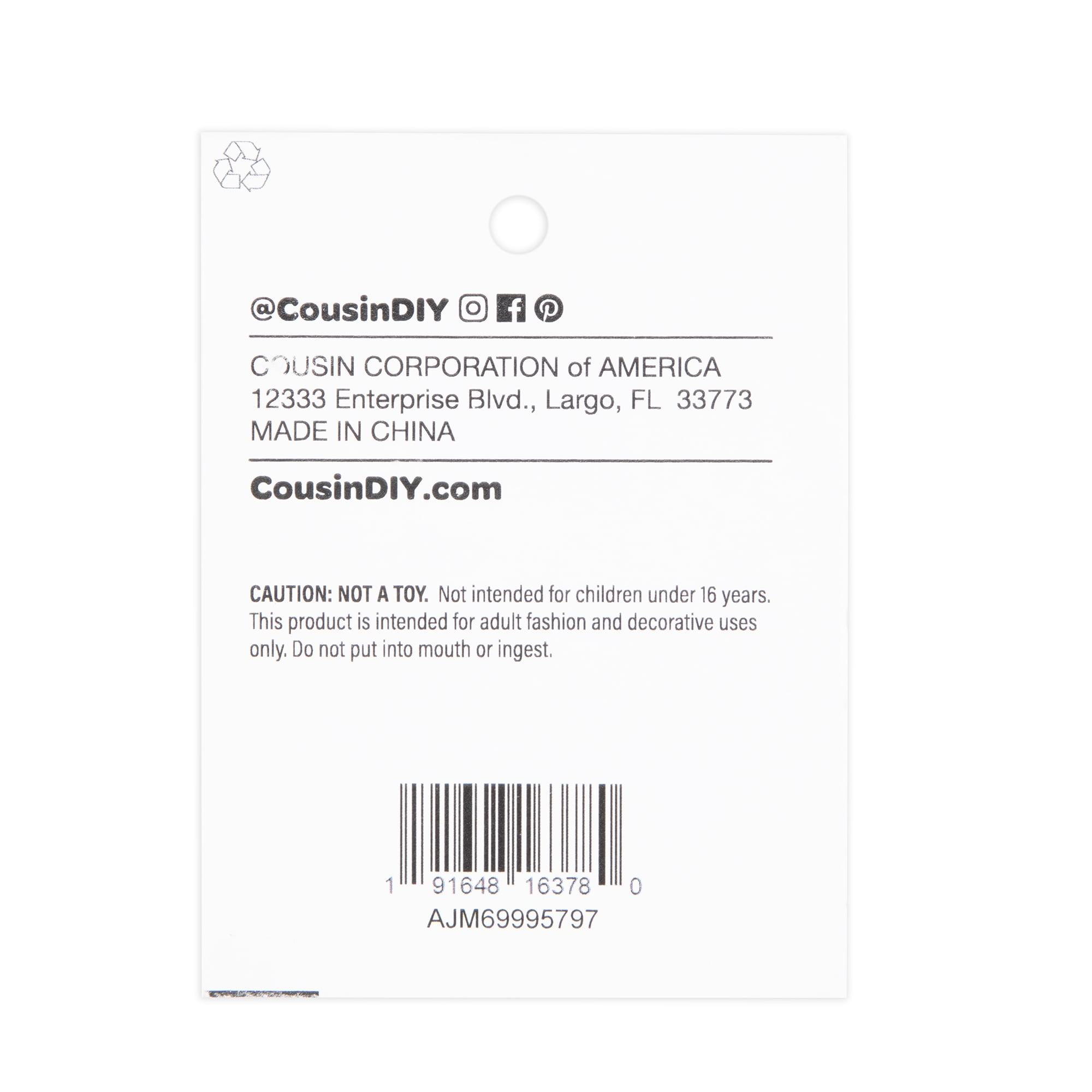 Cousin DIY Enameled Gold Metal Y2K Charms, 8 Piece, Multicolor, Unisex, Adult, Model 69995797