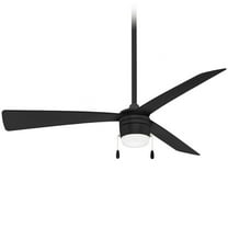 Led Ceiling Fan 14.75 Inches Tall By 44 Inches Wide-Coal Finish-Coal Blade Color Minka Aire Fans F676l-Cl