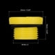 thumbnail image 2 of Tapones de sujeción Uxcell M18x1.5 Plástico Macho Rosca Tapón Hexagonal, Amarillo 2 Paquete, 2 of 5