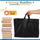 thumbnail image 4 of Bolsas de regalo de plástico XPCARE, paquete de 100 unidades, 40 x 15 x 30 cm, con asas, negras, 4 of 8