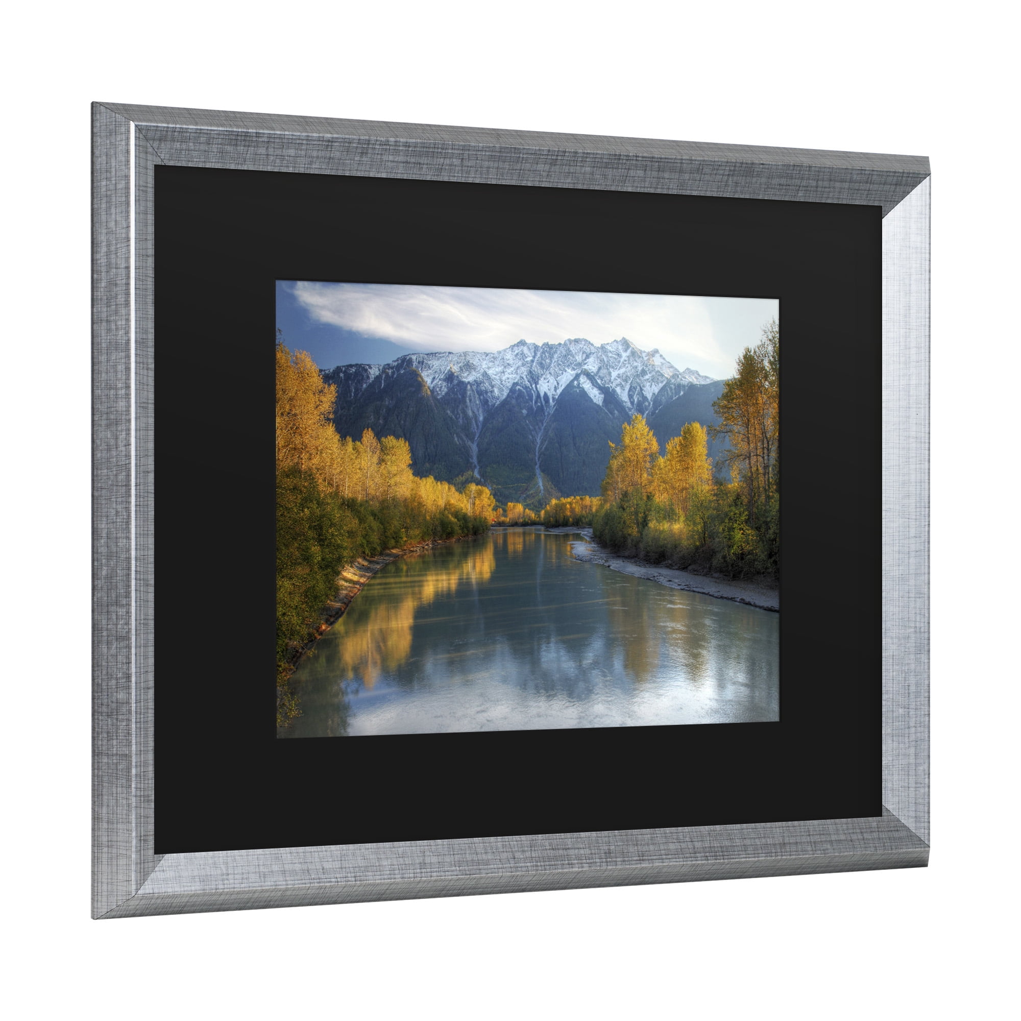Trademark Fine Art 'Autumn River' Canvas Art by Pierre Leclerc