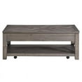 thumbnail image 4 of Steve Silver Co. Table Basse Relevable en Bois Flotté avec Rangement et Roulettes Cachées, Bois Flotté, 4 of 5