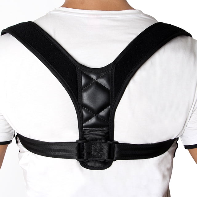Posture Corrector for Men & Women, Upper Back Spine Brace Straightener Correction Support for Shoulder Neck Clavicle, Comfortable Adjustable, Fit Sizes For