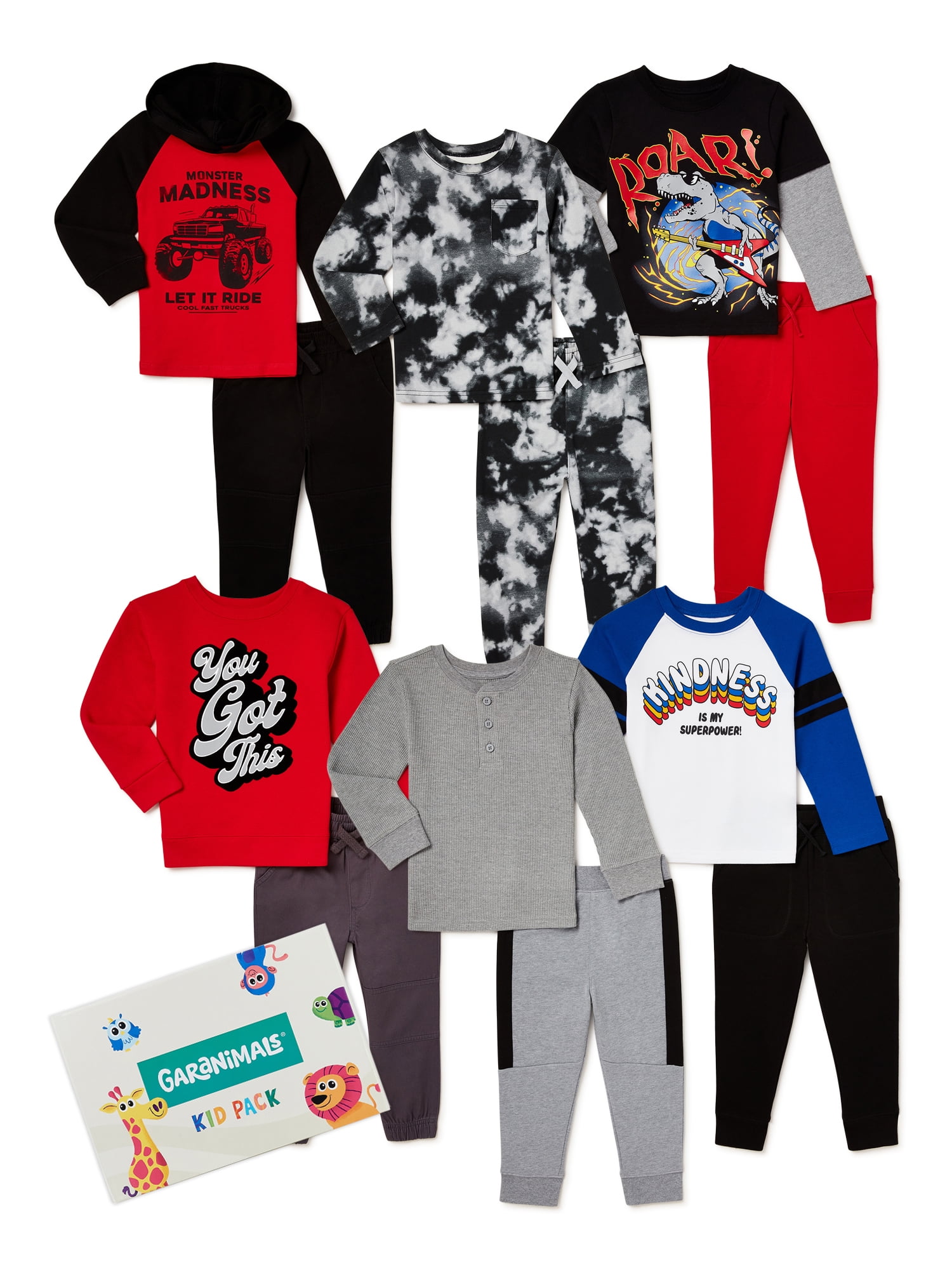 Garanimals Garanimals Baby Boy & Toddler Boy LongSleeve Mix & Match