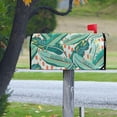 thumbnail image 4 of GZHJMY Summer Tropical Green Banana Palm Leaves Magnetic Mailbox Cover Standard Size Mailbox Wraps MailWraps Post Letter Box Cover Garden Yard 21 x 18 in Home Decor, 4 of 7