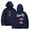 navyblue, variant on Peso Pluma Bear Hoodies Merch Double PP Tour 2023 Sweatshirt Women/Men Long Sleeve Top