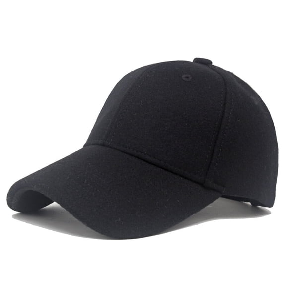 Men Women Woolen Winter Warm Baseball Hat Trucker Cap Golf Cycling Hats