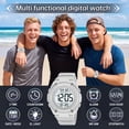 thumbnail image 3 of SKMEI Mens Digital Watch Sports Military Waterproof Outdoor Chronograph Wrist Watches for Men, 3 of 9
